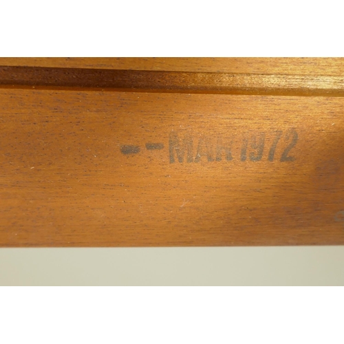 1002 - A mid-century McIntosh of Kirkcaldy T3 teak extending dining table, designed by Tom Robertson, c.197... 