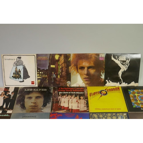 31 - A collection of 1960s and 70s rock vinyl LPs, including Led Zeppelin, Cream, Yes, Pink Floyd, King C... 