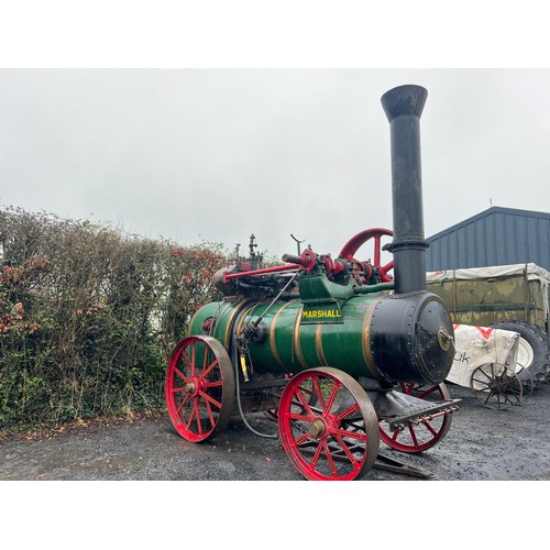 Marshall Portable twin cylinder 18Hp compound steam engine. 1935. S/n 87501. No current test certificates.