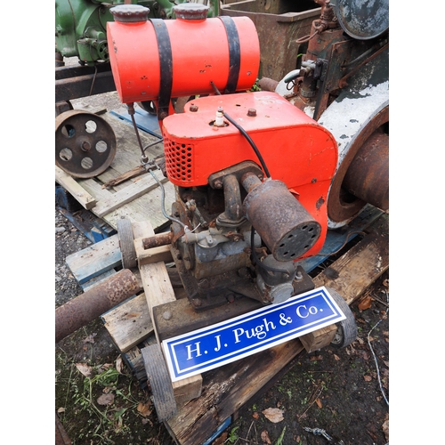 62 - Coborn petrol paraffin engine on trolley