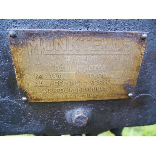 81 - Munktells BM2 tractor. 28hp. Fitted with PTO. S/n 8360. Original condition