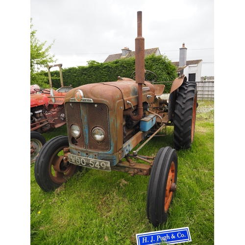 101 - Fordson Super Major tractor. Reg WDO 549