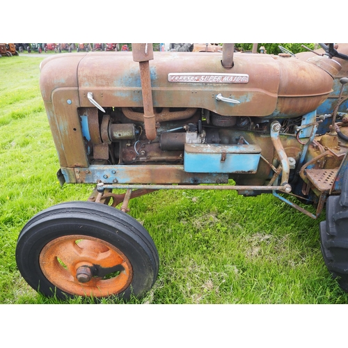101 - Fordson Super Major tractor. Reg WDO 549