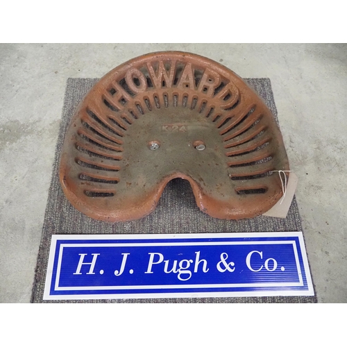 398 - Cast iron seat - Howard. K24