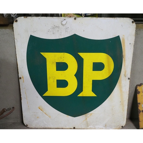 204 - Enamel double sided sign - BP 51