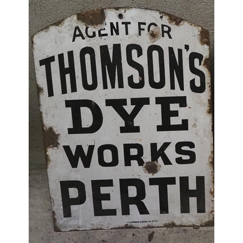 220 - Enamel signs - Thomson's Dye 18