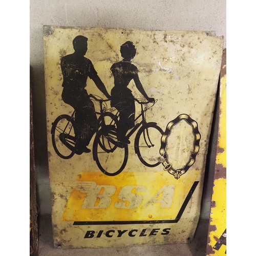 233 - Tin sign - BSA Bicycles 30