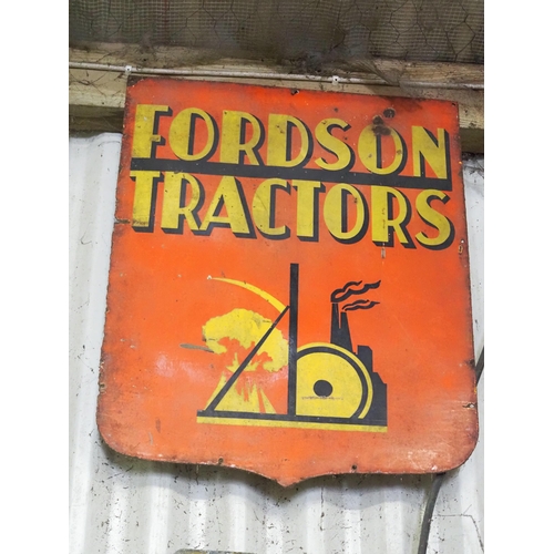 254 - Enamel sign - Fordson Tractors 30