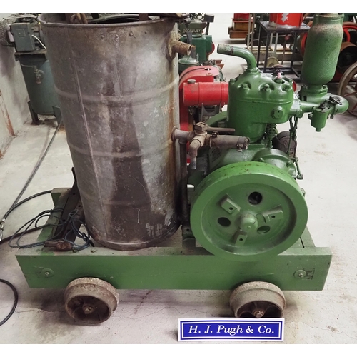 151 - Wolseley petrol engine and tank, sheep shearing machine