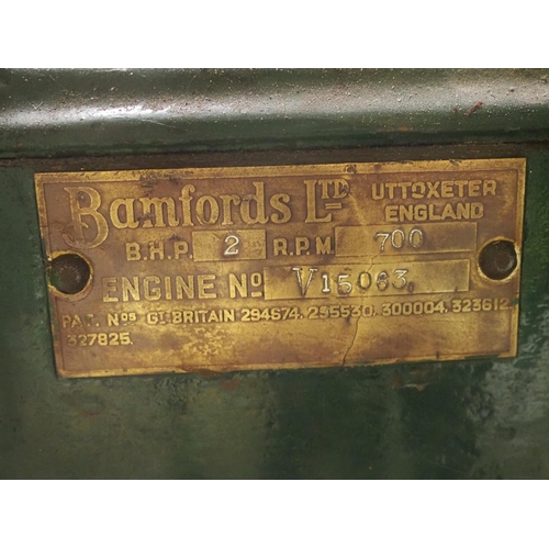 157 - Bamford 2hp engine. S/n V15083