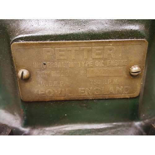 160 - Petter universal M type 1½hp engine. S/n 13257