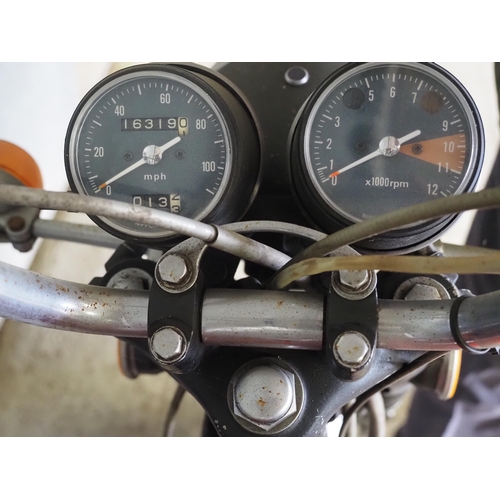 196 - Honda CB200 Motorcycle. 1974. 200cc
Frame no. CB200-1023212
Engine no. CB200E- 1024015
Reg. 74-WW521