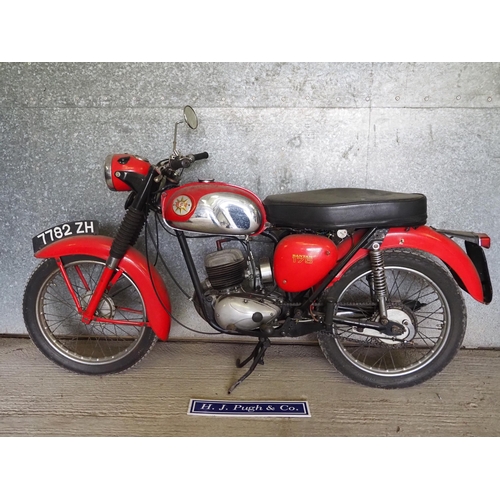 198 - BSA Bantam 175 Motorcycle. 175cc
Engine no. MD06517B175
Reg. 7782 ZH