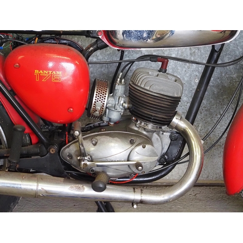 198 - BSA Bantam 175 Motorcycle. 175cc
Engine no. MD06517B175
Reg. 7782 ZH