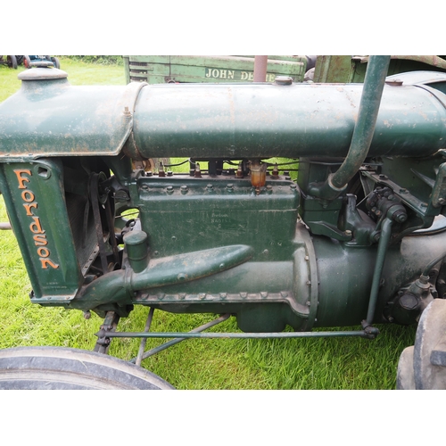 113 - Fordson Standard N wide wing tractor. Engine no. N6015A. Reg. ATL 681