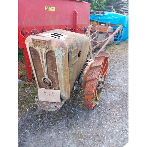 40 - British Anzani garden tractor