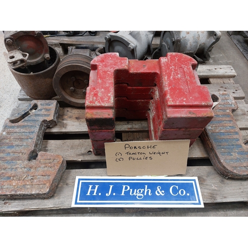 13 - Lots 13-20 Tractor spares. Details time of sale