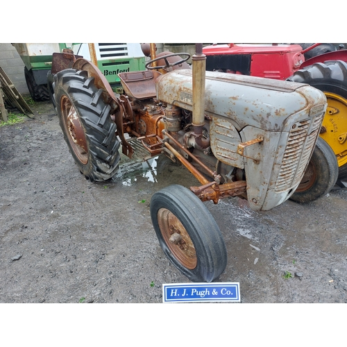 127 - Massey Ferguson FE35 grey gold tractor.