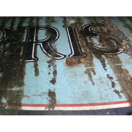 239 - Enamel sign. Double sided. - Morris Cars 36