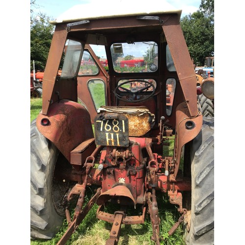 126 - McCormick International 434 Tractor. Fitted with Winsam cab. Showing 3010 Hours. S/n B9724. Reg 7681... 