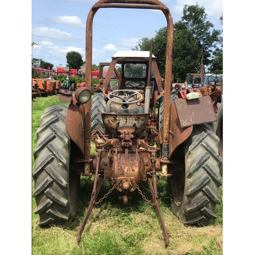 127 - Massey Ferguson FE35 grey gold tractor.