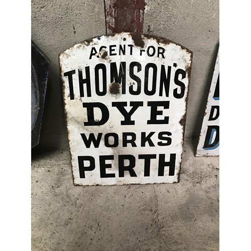 220 - Enamel signs - Thomson's Dye 18