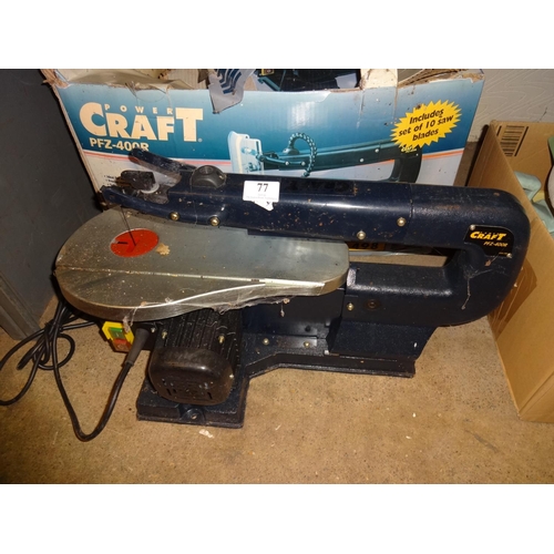 Power craft scroll saw boxed PFZ-400R 