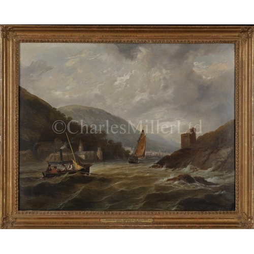 11 - ATTRIBUTED TO WILLIAM SCOTT (1797-1862) 
Entrance to the River Dart with Dartmouth Castle in the for... 