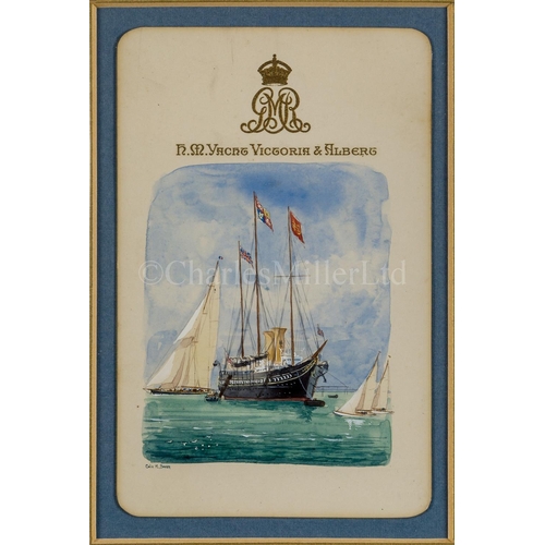 233 - δ COLIN M. BAXTER (B. 1963)
H.M. Royal Yacht 'Victoria and Albert III', with the King aboard, in the... 