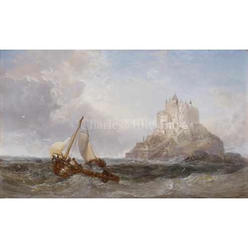 3 - JAMES WEBB (BRITISH, 1825-1895)
Mont Saint-Michel
Signed and dated 'James Webb 73' (lower right) sig... 