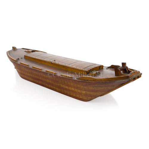 4 - A FINELY CONSTRUCTED MODEL FOR A THAMES TIMBER BARGE LYDIA, CIRCA 1888
constructed as in working pra... 