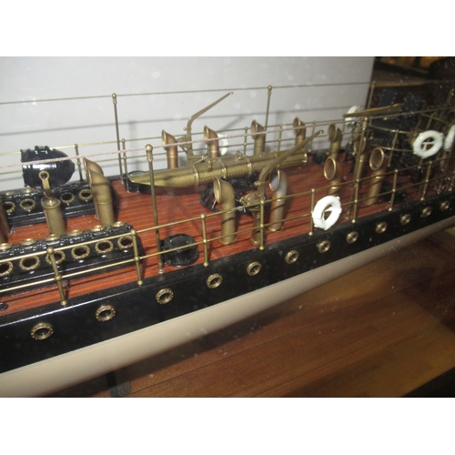 247 - A FINE 1:48 SCALE BUILDER’S-STYLE MODEL FOR THE 30-KNOT TORPEDO BOAT DESTROYER WHITING BUILT BY PALM... 