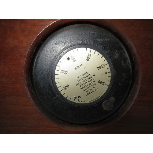 321 - A STORMOGUIDE BY SHORT & MASON, CIRCA 1932
the 12in. silvered dial signed S&M and numbered 4... 