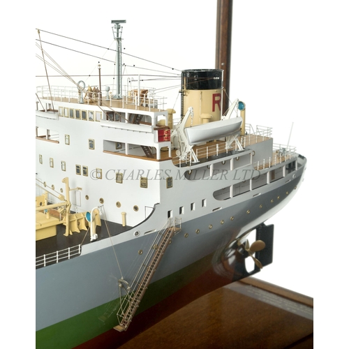 101 - A BUILDER'S MODEL FOR THE M.S. RISELEY, BUILT BY SWAN, HUNTER & WIGHAM RICHARDSON LTD., WALLSEND... 