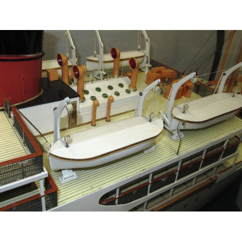 104 - A 1:48 SCALE MODEL FOR THE M.V. BORODINO BUILT BY AILSA SHIPBUILDING, TROON, FOR THE ELLERMAN LINE L... 