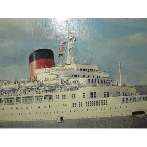 91 - δ ROBERT G. LLOYD (BRITISH, B. 1969)The Union Castle Line S.S. 'Windsor Castle', off Cape Town, circ... 