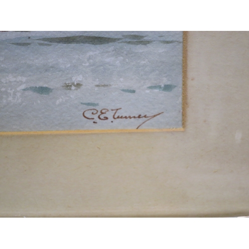 24 - δ CHARLES EDDOWES TURNER (BRITISH, 1883-1965)'Cutty Sark', FalmouthSigned 'C.E. Turner' (lower right... 