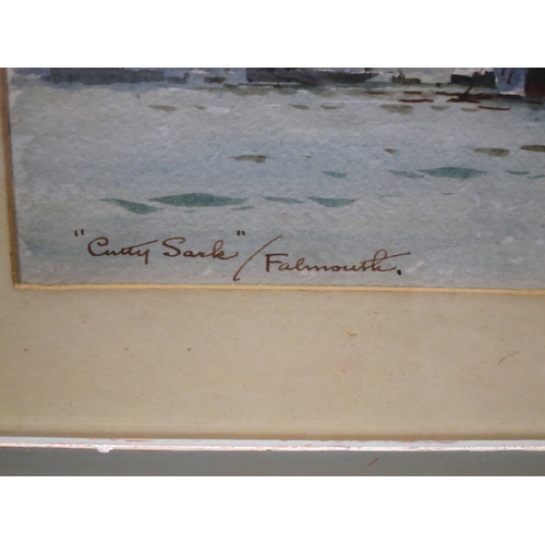 24 - δ CHARLES EDDOWES TURNER (BRITISH, 1883-1965)'Cutty Sark', FalmouthSigned 'C.E. Turner' (lower right... 