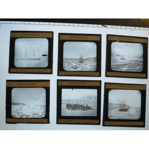 178 - BRITISH ARCTIC EXPEDITION, 1875-76, A RARE GROUP OF PHOTOGRAPHIC SLIDEScomprising 35 glass lantern s... 