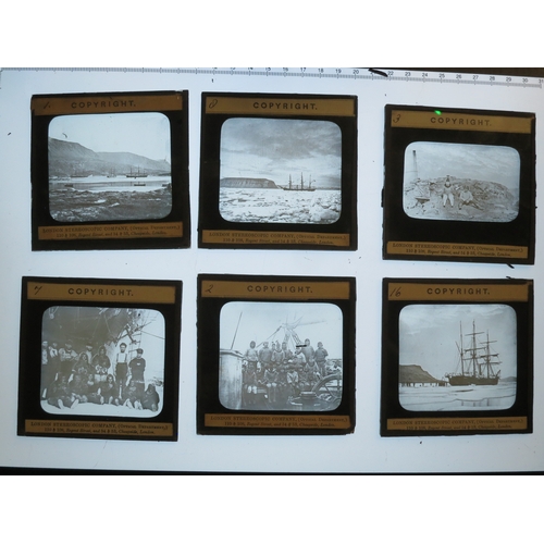 178 - BRITISH ARCTIC EXPEDITION, 1875-76, A RARE GROUP OF PHOTOGRAPHIC SLIDEScomprising 35 glass lantern s... 