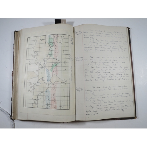 190 - MIDSHIPMAN'S JOURNAL FROM H.M.S.RENOWN, CIRCA 1918-1920kept by Reginald T. Butler, from 21st Novembe... 