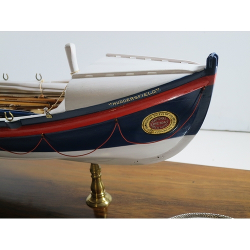 13 - AN RNLI PRESENTATION MODEL FOR THE HASBOROUGH [HAPPISBURGH] LIFEBOAT HUDDERSFIELD II, 1888the 20in. ... 