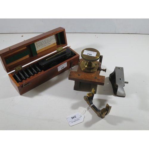 246 - THE MICROSCOPE COLLECTION OF THE LATE DR. PATRICK MILL (1933-2023)Born near London, Patrick's father... 