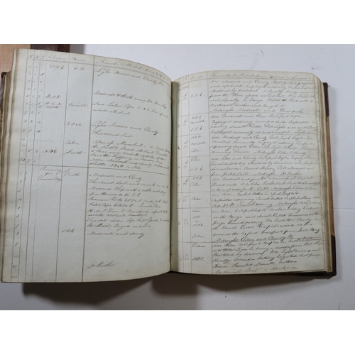 111 - ROBERT CHARLES MALDEN'S MIDSHIPMAN'S LOG BOOKS, 1809-1816three vols comprising: Vol 1: log book of H... 