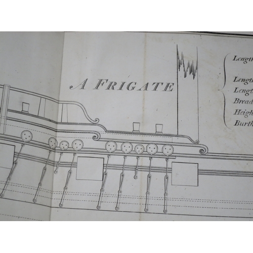 107 - 'NAVAL ARCHITECTURE'  BY P. STEELsecond edition, 39 large double-page plates (the largest being 51 x... 