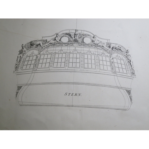 107 - 'NAVAL ARCHITECTURE'  BY P. STEELsecond edition, 39 large double-page plates (the largest being 51 x... 