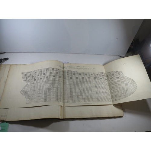 107 - 'NAVAL ARCHITECTURE'  BY P. STEELsecond edition, 39 large double-page plates (the largest being 51 x... 