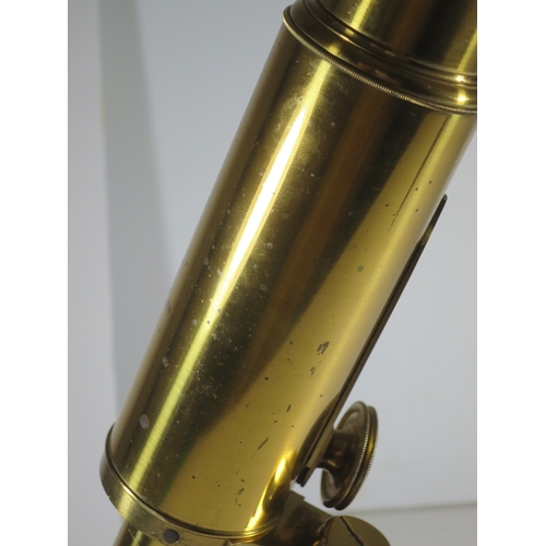 257 - AN IMPROVED COMPOUND MICROSCOPE OF PHILIP CARPENTER, CIRCA 1820Constructed in lacquered brass and si... 