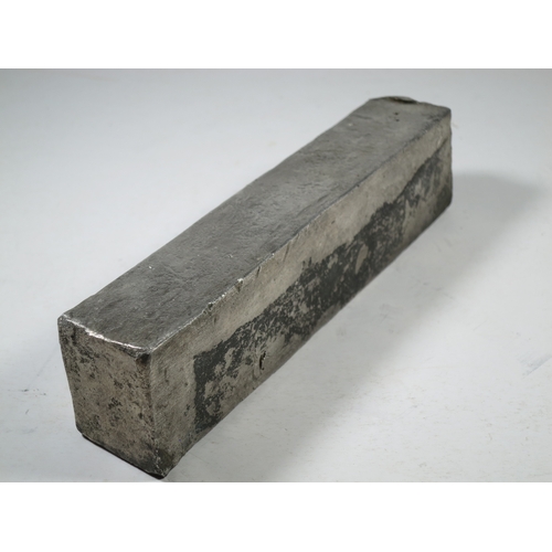 29 - A DUTCH EAST INDIA COMPANY (V.O.C.) SILVER INGOT SALVAGED FROM THE ROOSWIJK CARGO, CIRCA 1739stamped... 