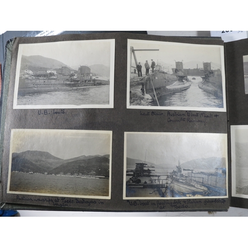 200 - ROYAL NAVY PHOTOGRAPH ALBUMSfive albums comprising two entitled Submarine Service Book 1 and 2 with ... 